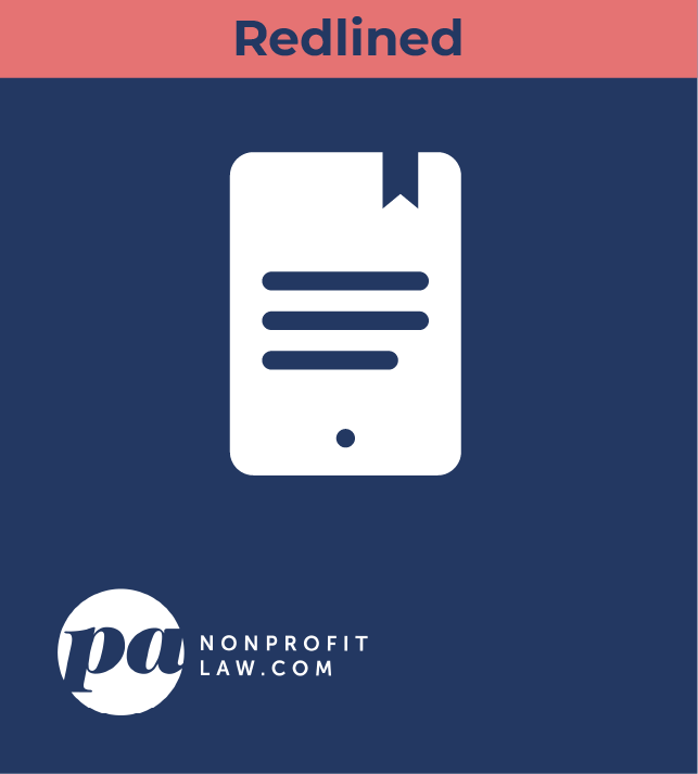Stern's Pennsylvania Nonprofit Corporation Law (4th edition, Redlined-Statute Version): E-book only